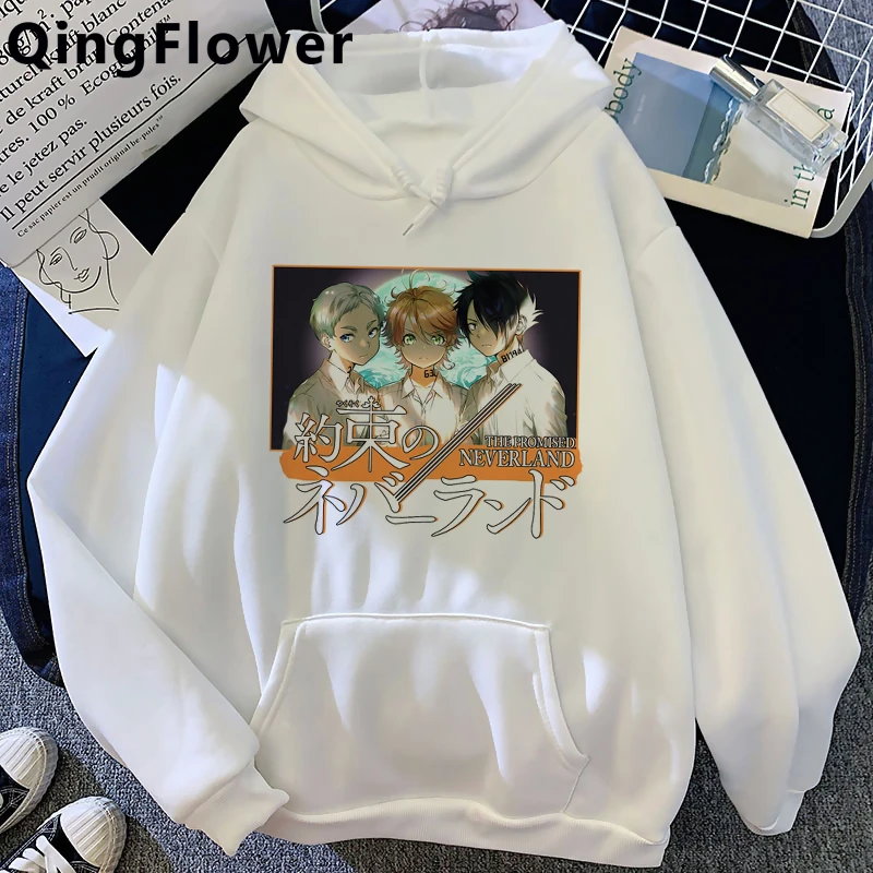 

the Promised Neverland hoodies men anime Ulzzang Korea harajuku men hoody y2k aesthetic