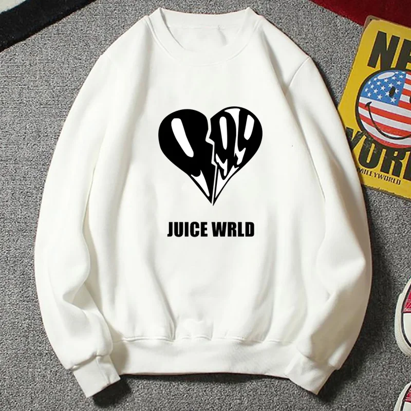 2021 Spring and Autumn Juice Wrld Print Sweatshirt Long Sleeve Round Seater for Women