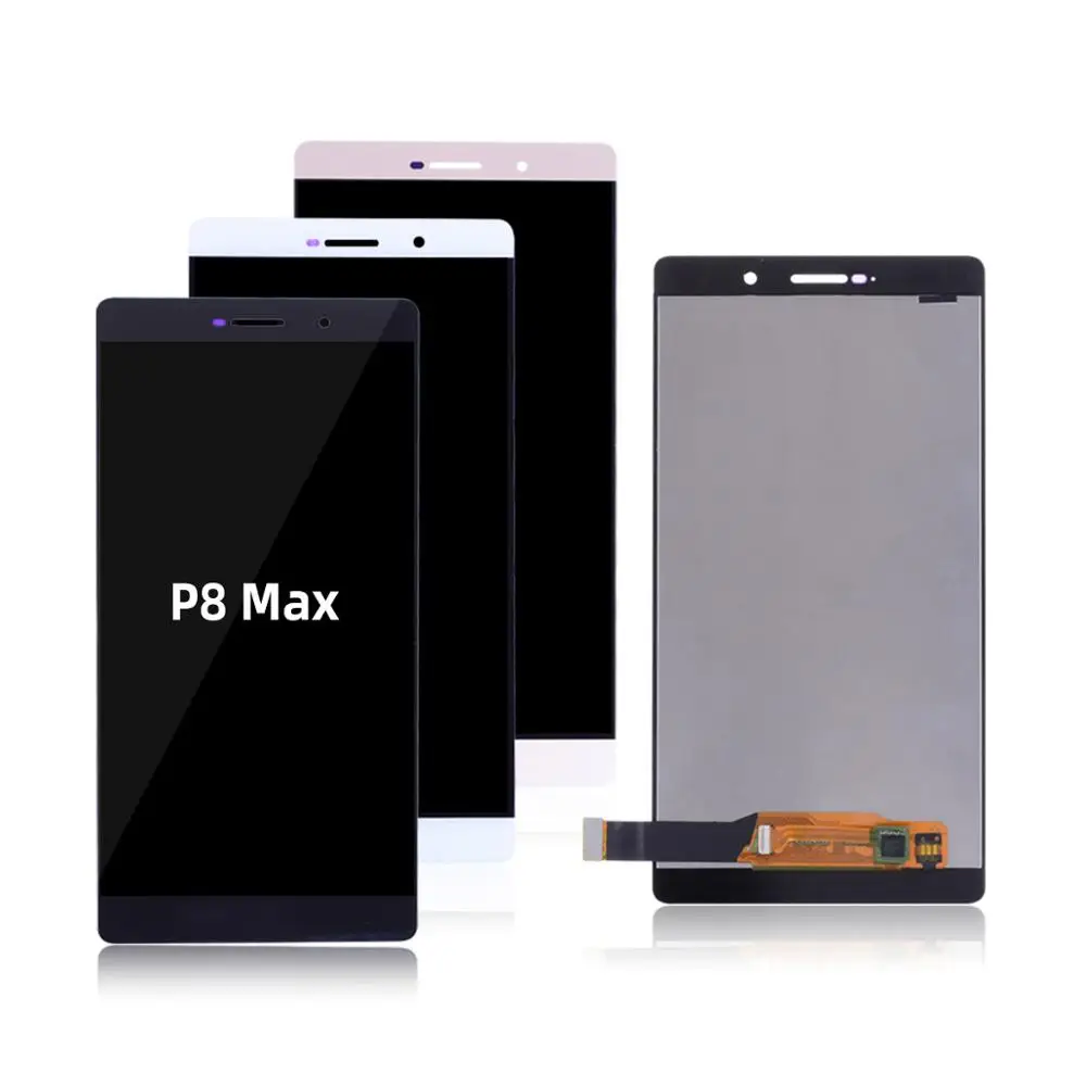 Детали для замены дисплея в сборе Huawei p8 max оригинальный дигитайзер ЖК-экран