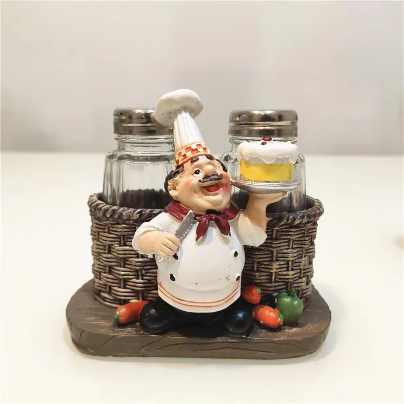 Шеф повар человек перец cruet кухонные аксессуары модель инструмента Подставка