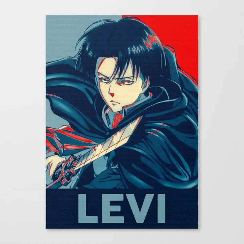 

Canvas Print Picture Levi Ackerman Handsome Man Gift Wall Art Paintings Home Decoration Module Poster For Living Room No Frame