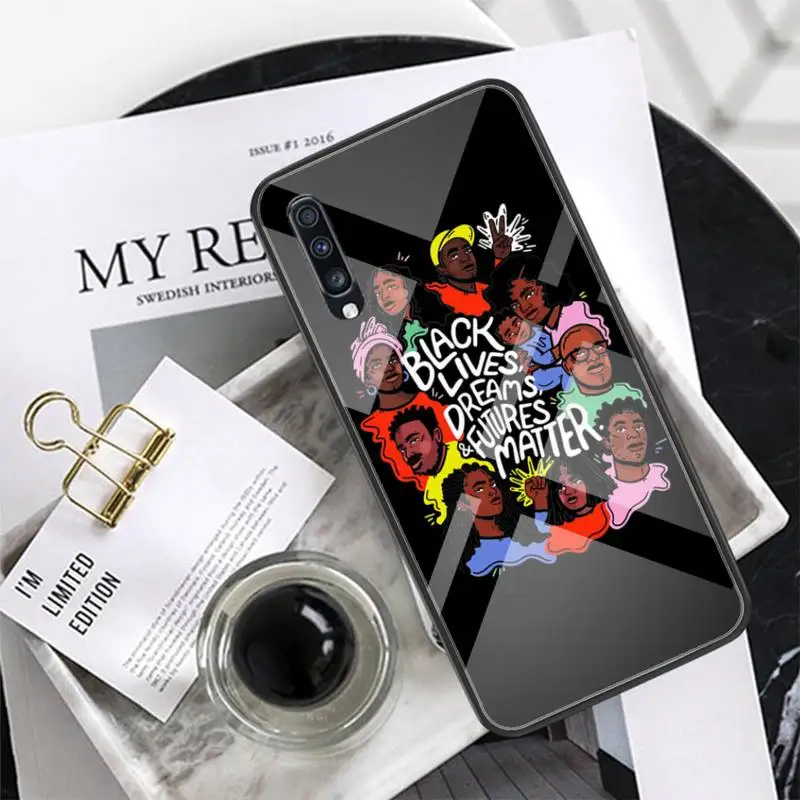 

Black Lives Matter BLM Phone Case Tempered Glass For XiaoMi 8SE 6 8lite MIX2S Note 3 Redmi Note 7 5 4 Redmi 6A 5Plus 4X
