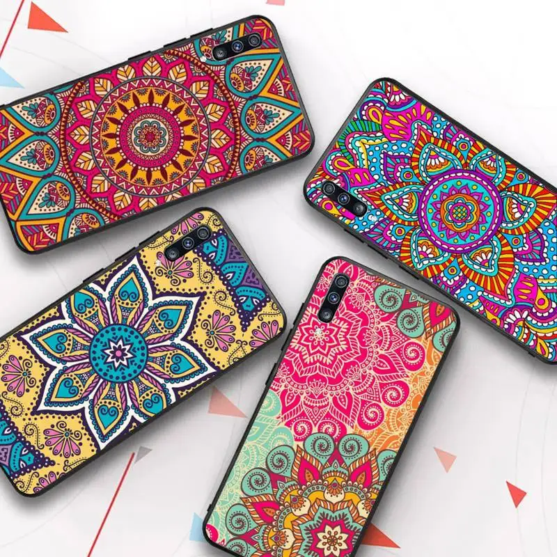 

Mandala Chakra Yoga Phone Case for Samsung Galaxy A 51 30s a71 Soft Silicone Cover for A21s A70 10 A30