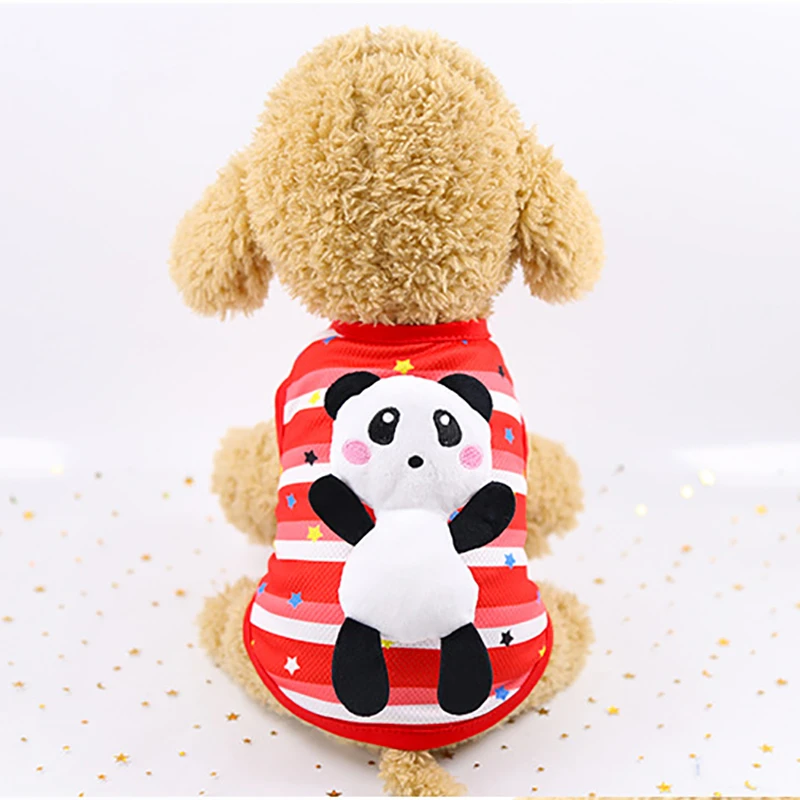 Съемная кукольная рубашка для собак дешевая одежда маленьких летняя футболка