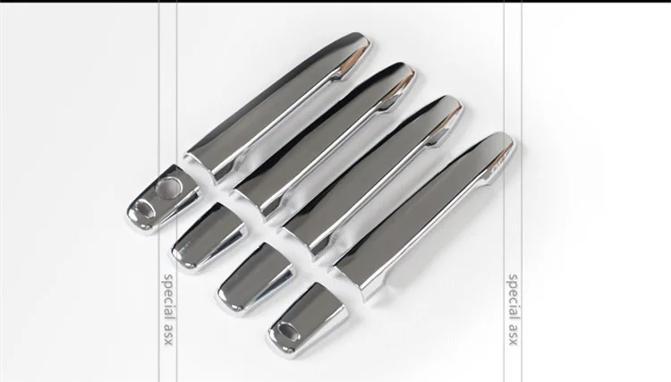 Новая ABS хромированная крышка дверной ручки с умным замочным отверстием для