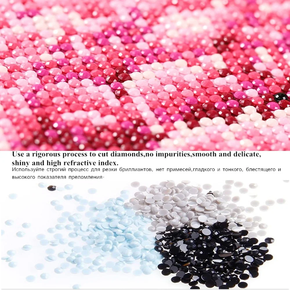 Цветок камень алмазная живопись полная вышивка крестиком 5D стена наклейка