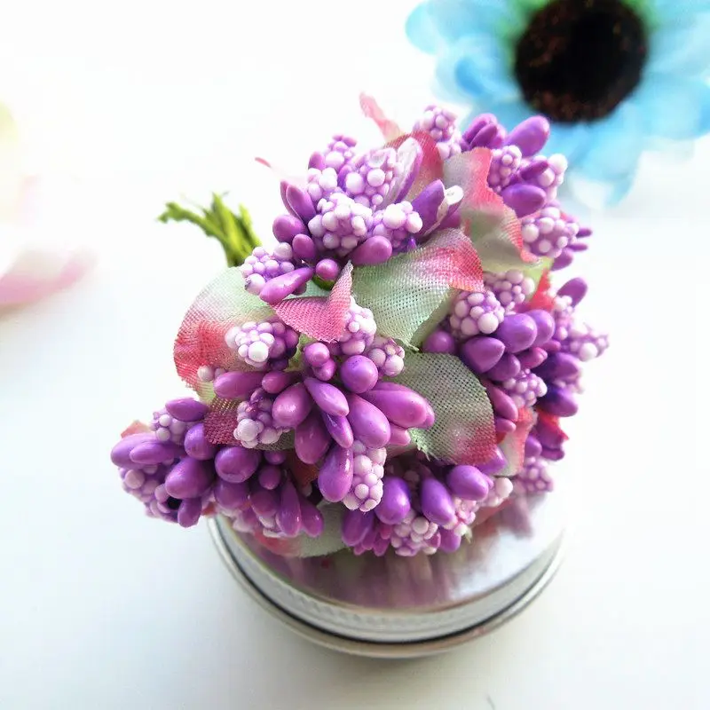 Искусственные гипсовые бутоны из бисера искусственные мини с тычинками в виде