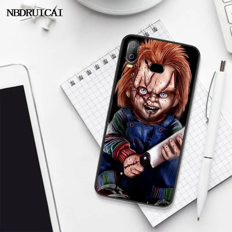 Мягкий черный чехол для телефона Samsung A10 A20 A30 A40 A50 A70 A71 A51 A6 A8 2018 | Мобильные телефоны