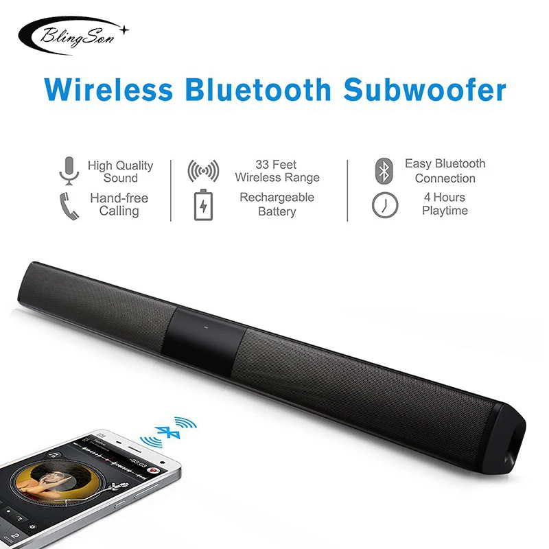 20 Вт ТВ звуковая панель проводной или беспроводной Bluetooth домашний объемный Саундбар для ПК театра стерео динамик s домашний кинотеатр аудио ТВ динамик