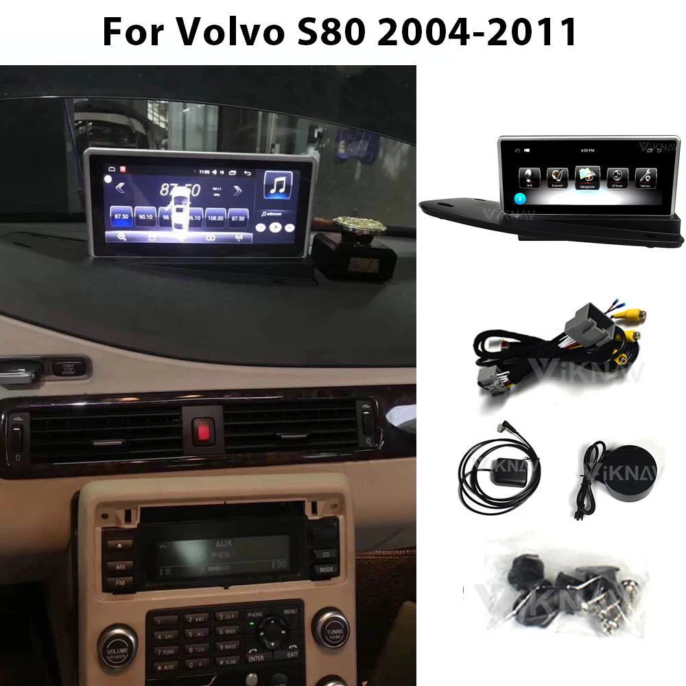 2 Din Android System GPS navigation Car Radio For-Volvo S80 V70 2004-2011 Car Audio HD Touch Screen Stereo DVD Multimedia Player