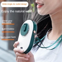 new usb hanging neck fan rechargeable lazy sports mini portable waist halter motion ac air conditioner for car