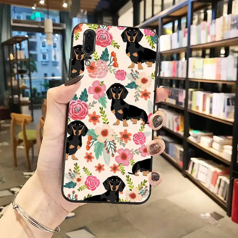 

I Love Dachshunds cute dog high quality Phone Case cover For Huawei honor Mate P 10 20 30 40 Pro 10i 9 10 20 8 x Lite