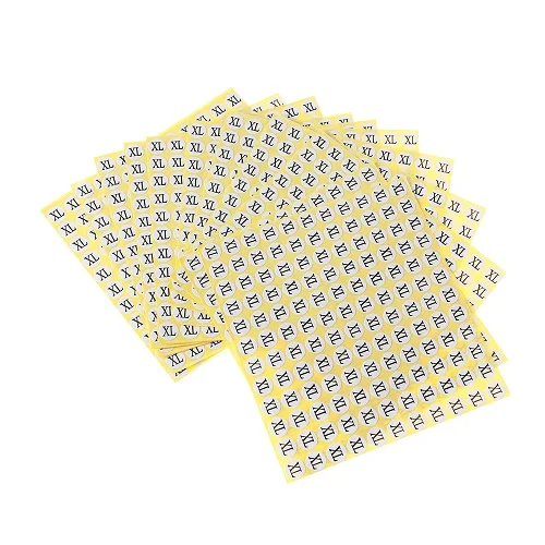 XS/S/M/L/XL 1980 шт/партия новые бумажные самоклеющиеся этикетки для одежды размер обуви стикер ярлык размер этикетка - Цвет: XL-1980pcs