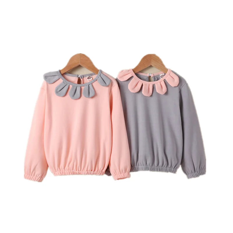 Футболки для девочек весна осень 2020 топы одежда детские футболки маленьких с