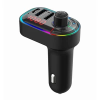 c12 auto radio adapter hands free durable car bluetooth transmitter 7 colors led backlit music player