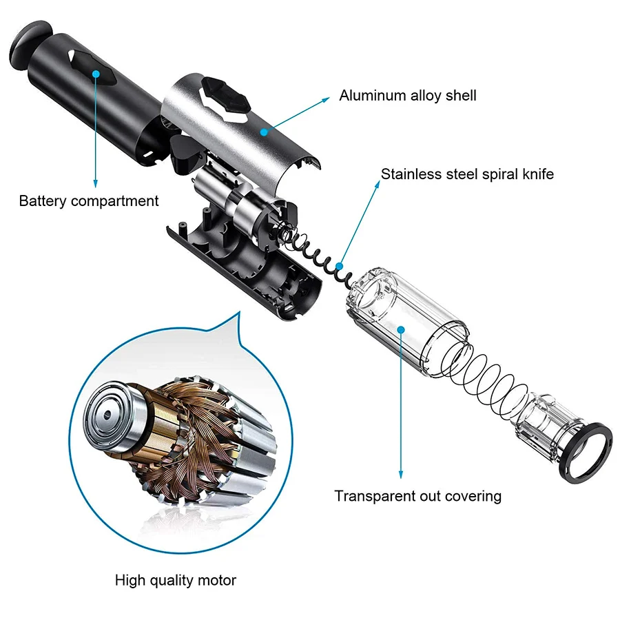 Автоматический Электрический открывалка для вина автоматический штопор Красное