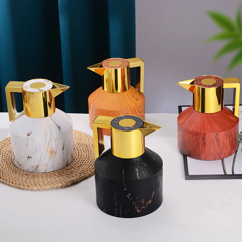 Термос большой емкости деревянная отделка нержавеющая сталь теплоизоляция