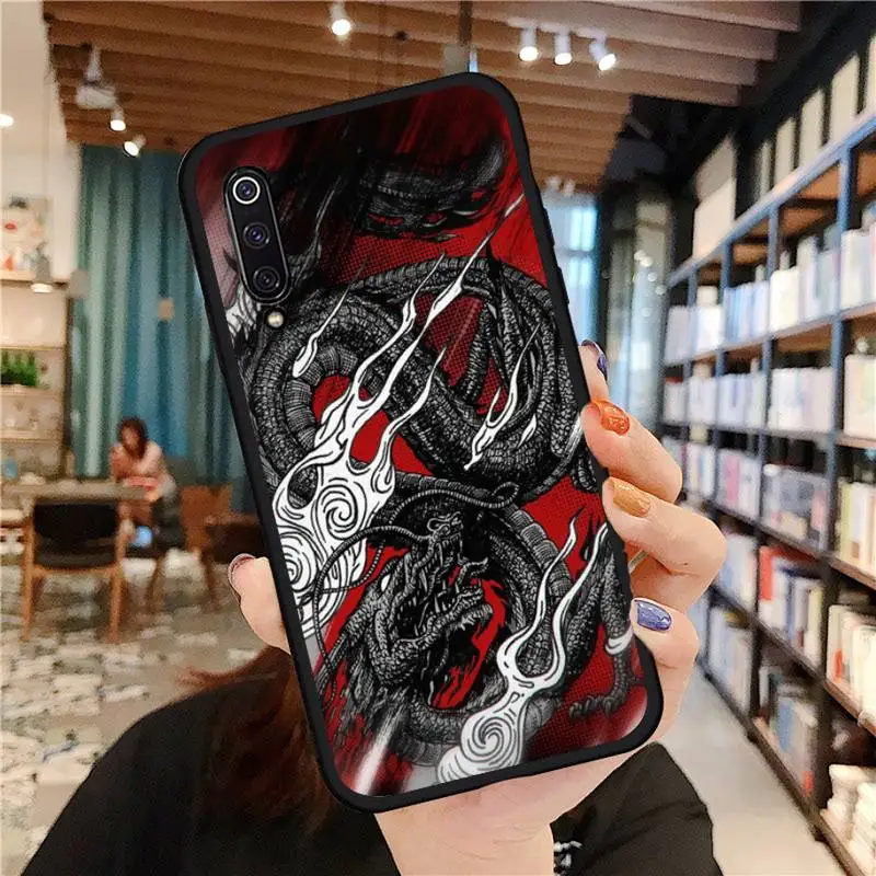 

Dragon Phone Case black For Xiaomi Redmi mi note 7 8t 9 9t 9s 8 10 10t 11 pro lite K20 max 3