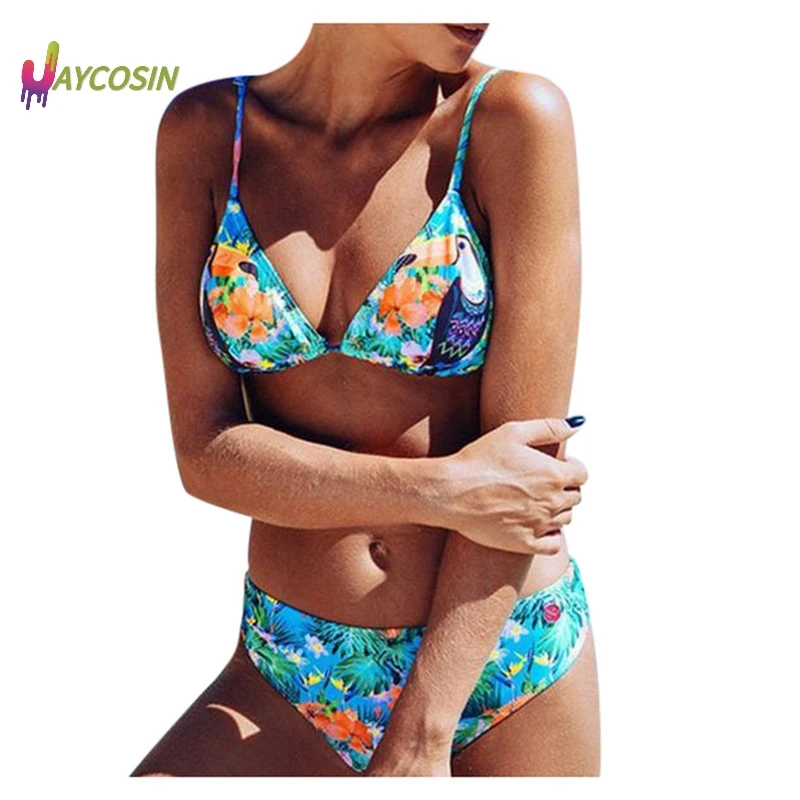 Jaycosin Женский мягкий пуш-ап бюстгальтер Танкини комплект бикини купальник