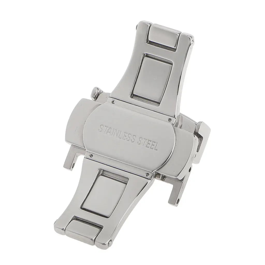 

Застежка-бабочка из нержавеющей стали для часов, Пряжка для ремешка, застежка для ремешка, 16/18/20/22 мм