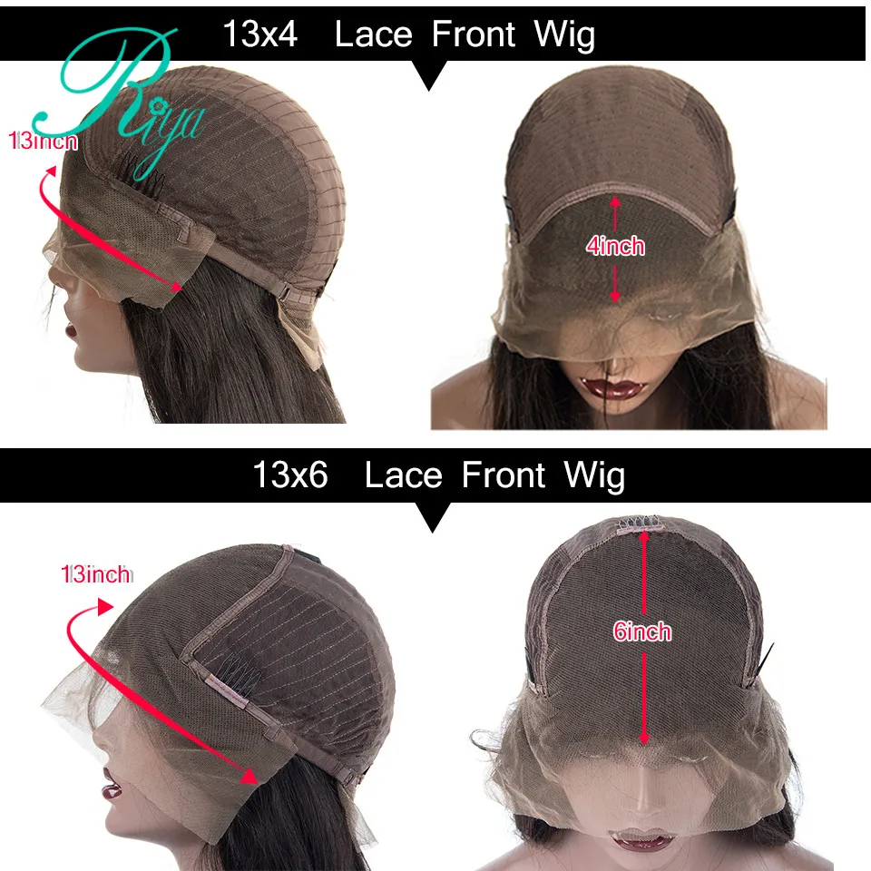 13X4 Мёд блондинка изюминка Цвет прямые парики с стрижка челки тупым 13X6