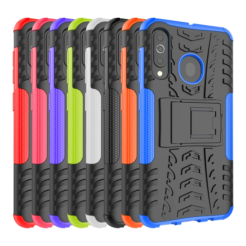 

Signalshin For Samsung Galaxy S20 S10 Pro lite S9 plus A70 A50 A71 A51 A40 Cover Shockproof Silicone Kickstand Armor Phone Case