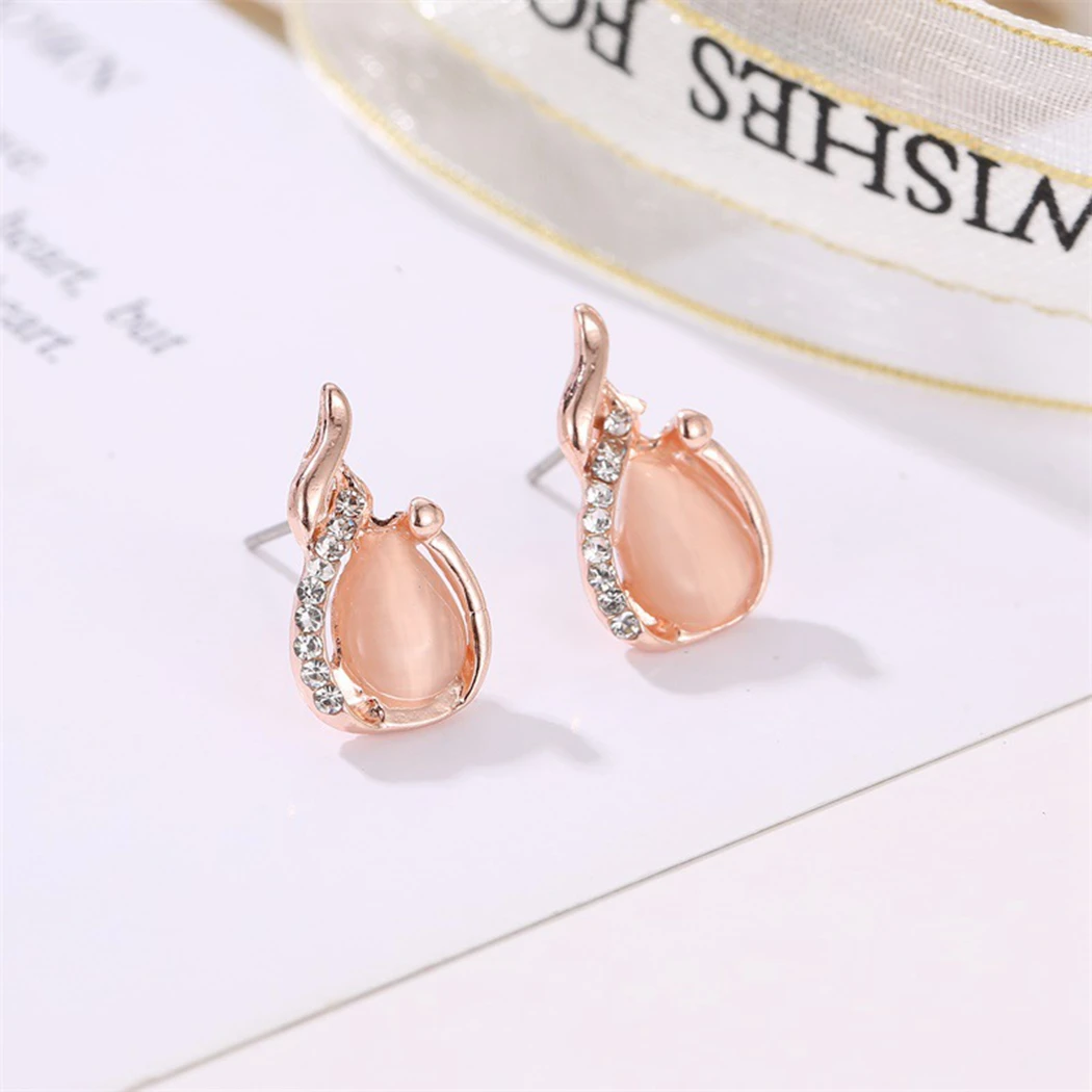 Женский комплект из колье и серёг кошачий глаз|Ювелирные наборы| |