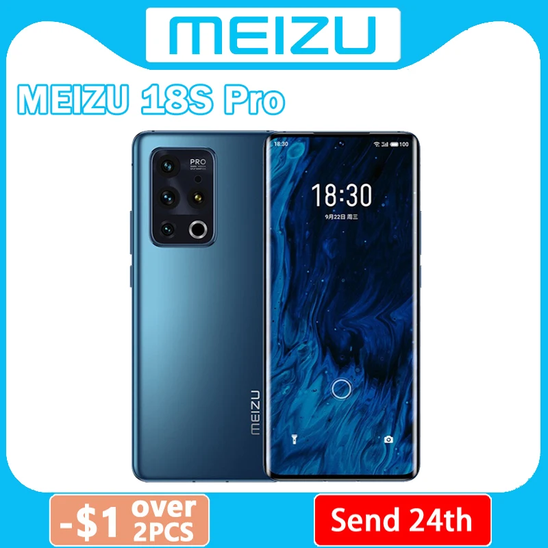Новый оригинальный смартфон Meizu 18s Pro 5G 6 7 &quotSuper AMOLED 120 Гц 8 ГБ + 128 Snapdragon 888