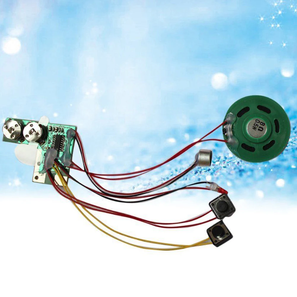 2 шт. голосовой модуль DIY RF записываемый Легко управляемый звук музыкальной