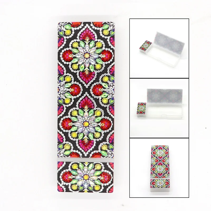 Diy Алмазная картина пенал Мандала специальная форма алмазная живопись 2 сетки