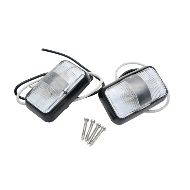 2 шт. 3 дюйма Янтарный/красный светодиодный боковый маркер Piranha светильник для