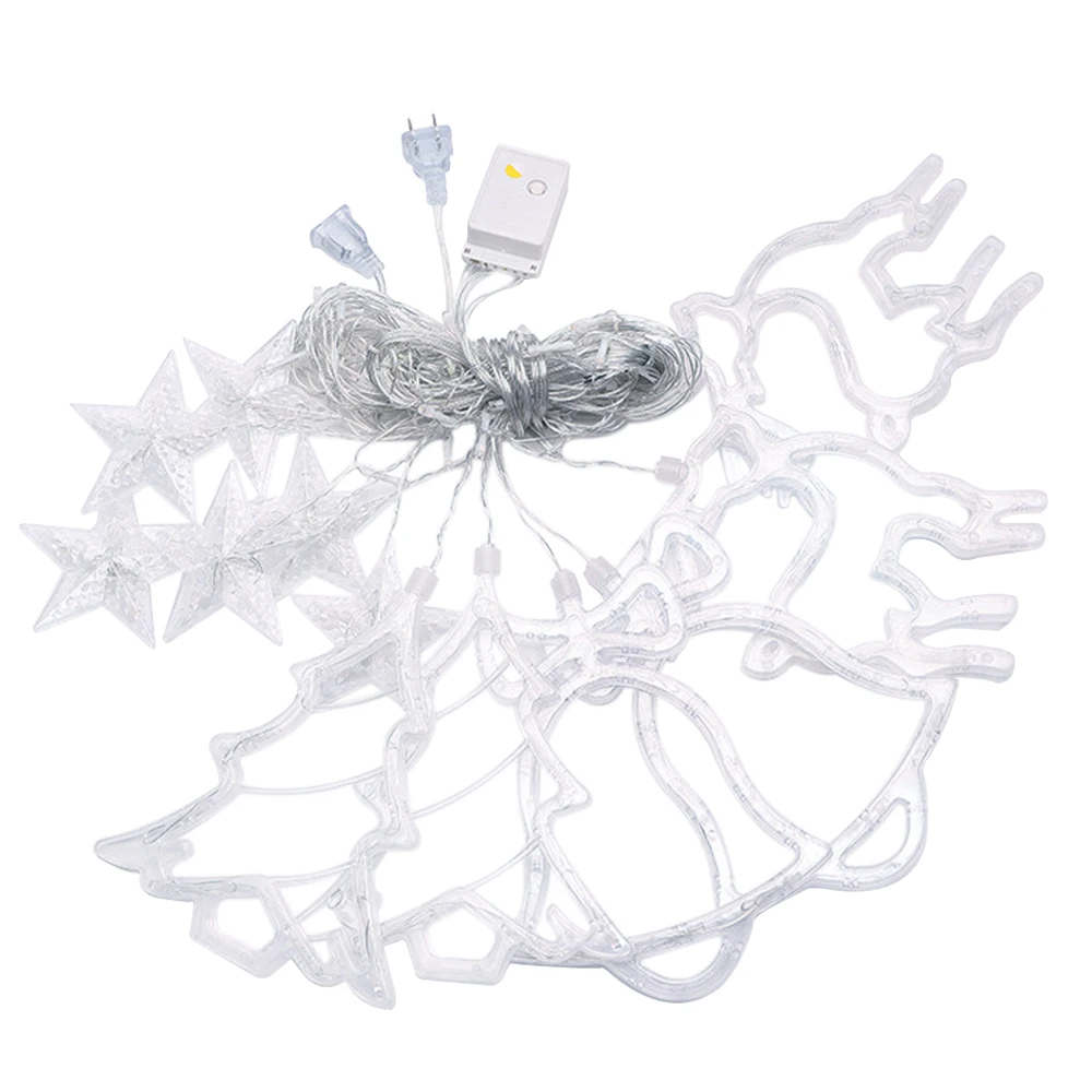 

Curtain Lamp Fairy String Light Romantic Durable Moon Star 220V EU Plug Party Decoration Wedding Neon Lantern Outdoor