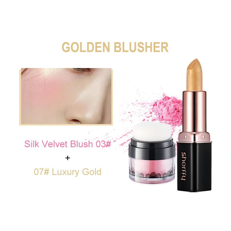 Sherffy губная помада партия цвета девственные поцелуи тонированные губы бальзам