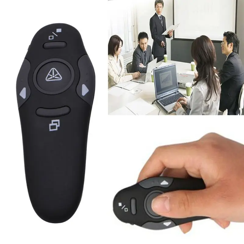 

2021 New 2.4G RF Pointer Pen USB Wireless Power Point Presenter Pen Remote Control