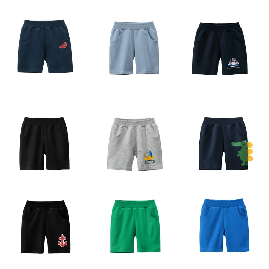 

Children Summer Shorts Cotton Solid Elastic Waist Shorts For Boys Girls Fashion Sports Pants Toddler Panties Kids Beach Clothing