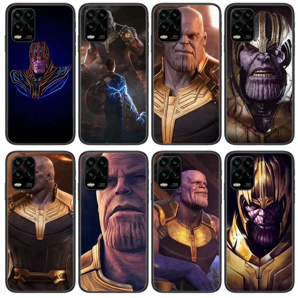 

Thanos Phone Case For XiaoMi Redmi 11lite ultra 9 8A 7A 6 A Pro T 5G K40 Anime Black Cover Silicone Back Pret