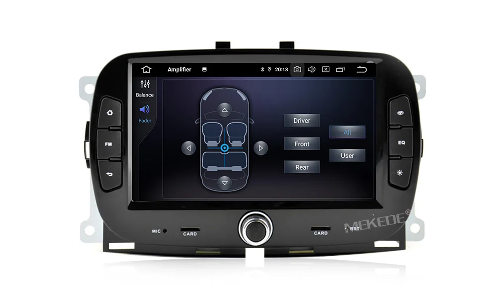 Android 9,0 4+ 64G Автомобильный CD dvd-плеер для FIAT 500-+ gps навигация 1024X600 Двухканальное радио мультимедиа 7 дюймов головное устройство