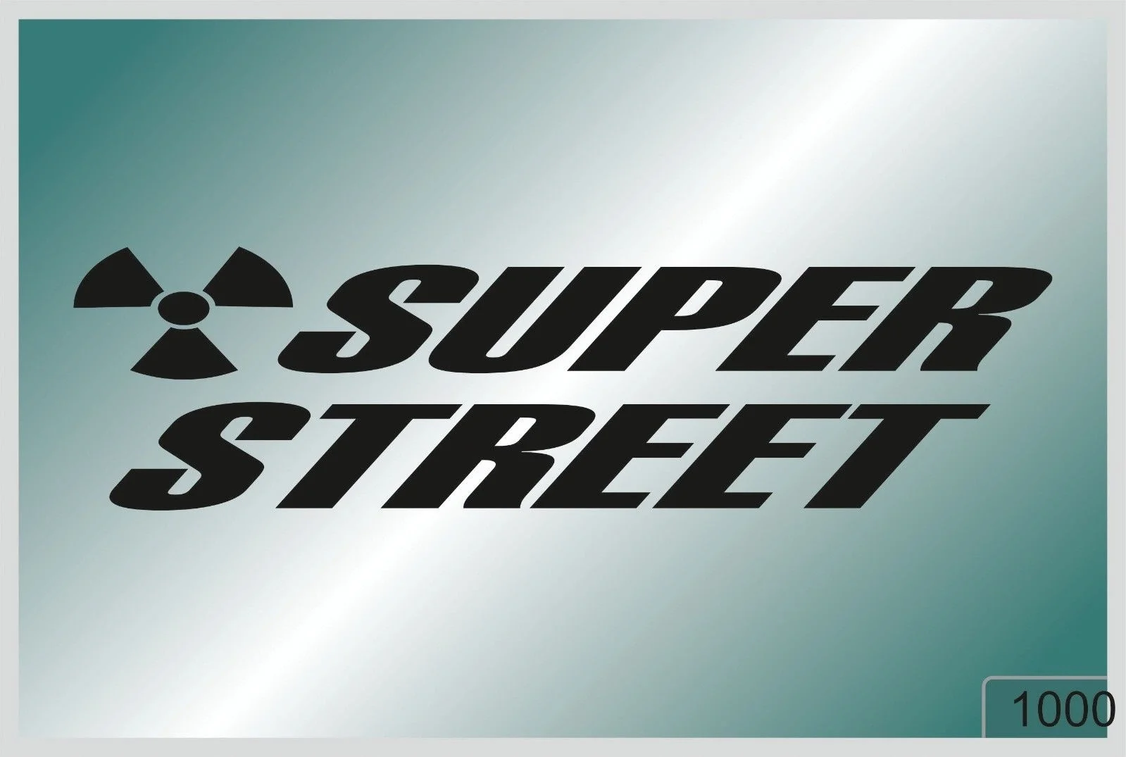 

Для SUPER STREET -2 шт. Высококачественные наклейки разных цветов 1000