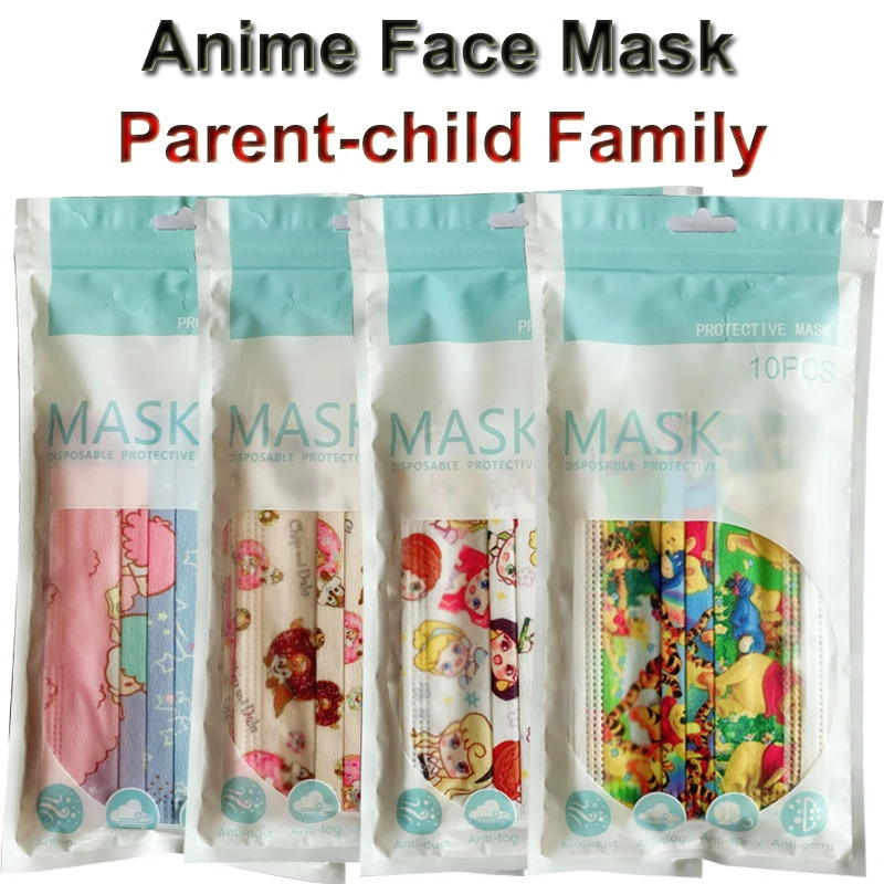 10 шт. трехслойная Нетканая маска для лица с ушными петлями|fashion mouth mask|mouth maskmouth mask