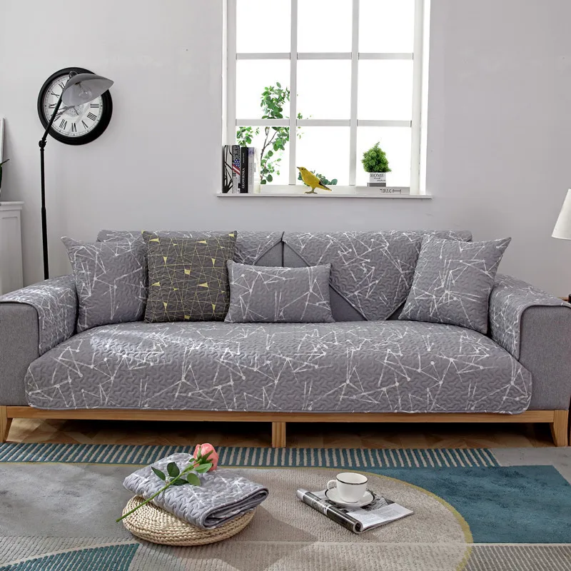 Чехол для дивана съемное моющееся покрывало с подлокотником Европейское сиденье