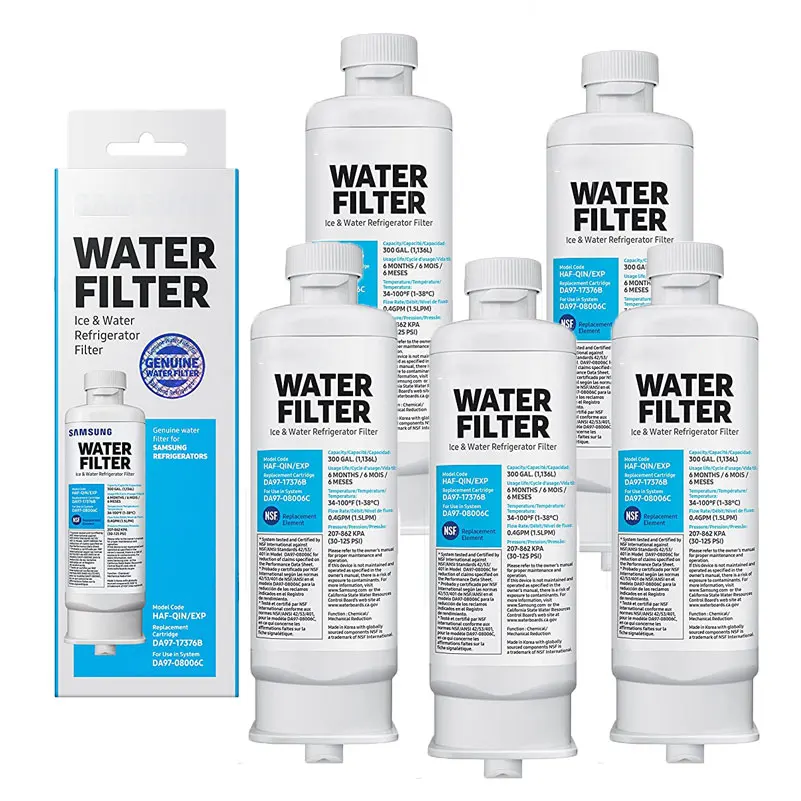 

5 шт в упаковке брэндовая Новинка деталь для замены для DA97-17376B Samsung картридж фильтра для воды