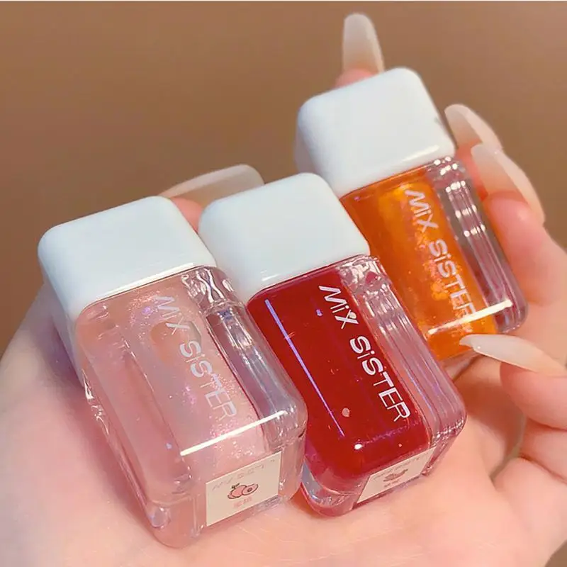 

5Colors MIX Sister Moisturizer Lip Gloss Reduce Lips Lines Plumping Transparent Nutritious Liquid Lipstick Makeup Cosmetic TSLM1