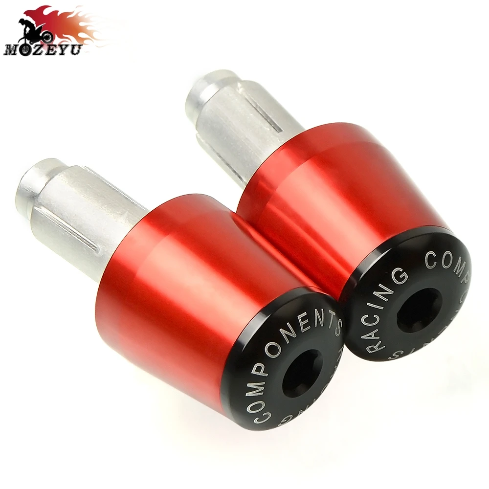 С логотипом VTR1000F мотоцикл 7/8 &quot22 мм алюминиевый руль концы рукоятки концевые