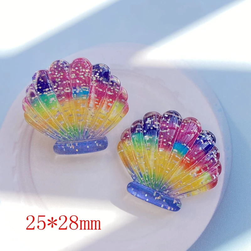 10Pcs Cute Resin Mixed Cartoon Rainbow Candy Series FlatBack Cabochons Scrapbooking DIY Jewelry Craft Decoration Accessories H10