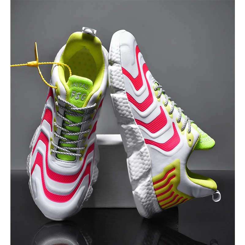 Baideng красочная мужская спортивная обувь модная трендовая крутая для бега и