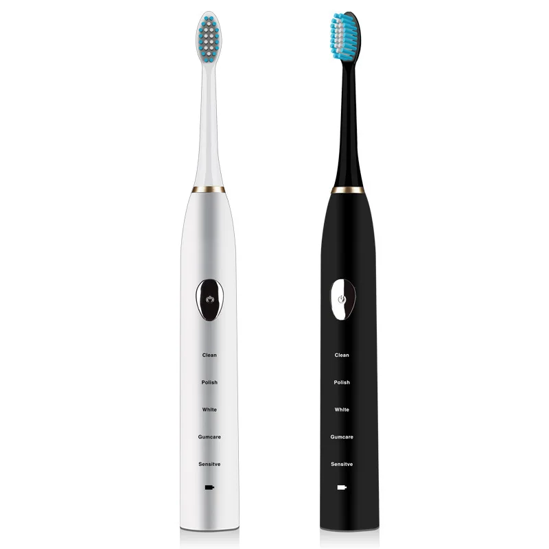 Ultrasonic Electric Toothbrush Sonic with 4 Tips Cleaning Advanced Safeguard IPX7 Waterproof Oral Health Care | Бытовая техника
