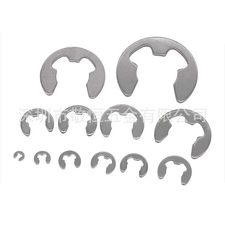 130 шт. открывающаяся карта из нержавеющей стали 304 E-образное удерживающее кольцо