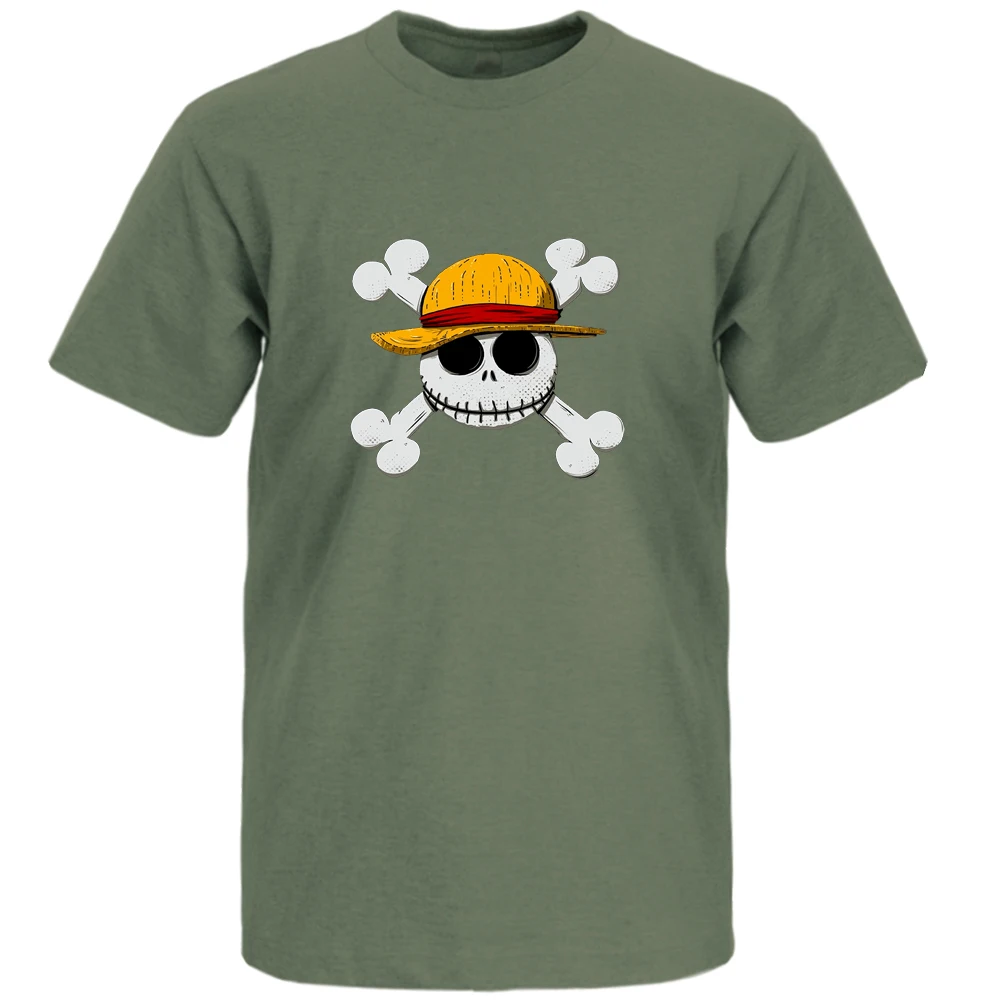 

Japanese Anime One Piece Monkey Luffy T Shirt Cotton Loose Vintage Print T Shirts Top Men Cool Retro Hip Hop Short Sleeve Tshirt