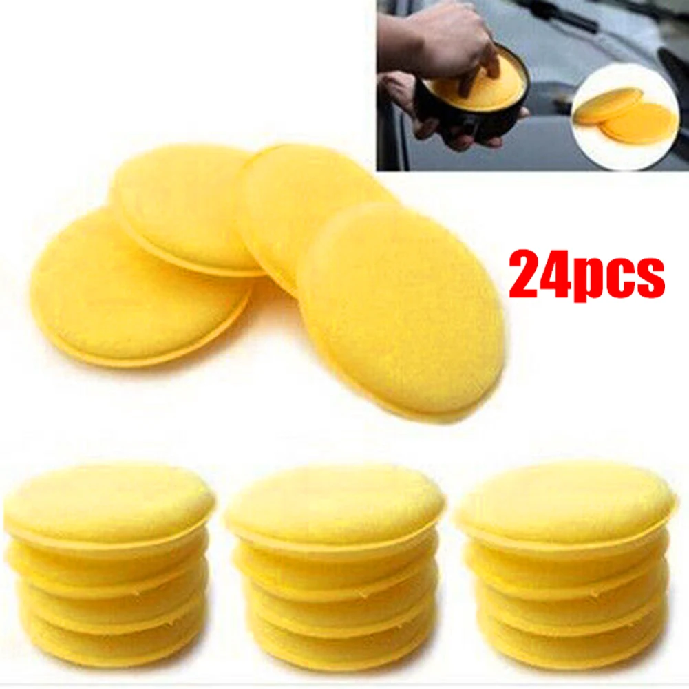 

Wax Sponge pad Applicator Cleaning Detailing 10 x 10 x 1.5 cm Set Car