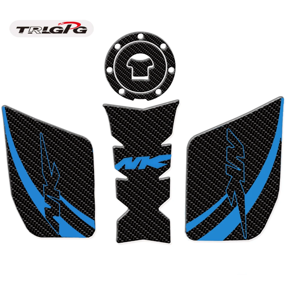 Противоскользящая 3d-накладка на бак мотоцикла защитная накладка боковое газовое